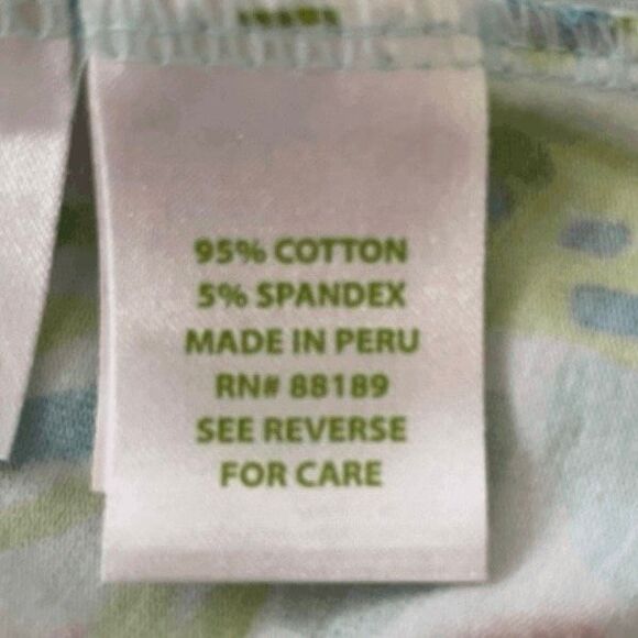 Lilly Pulitzer Michele Blue Vibrant Sky Heaven Tee V-Neck Tropical Floral Print - Picture 5 of 7